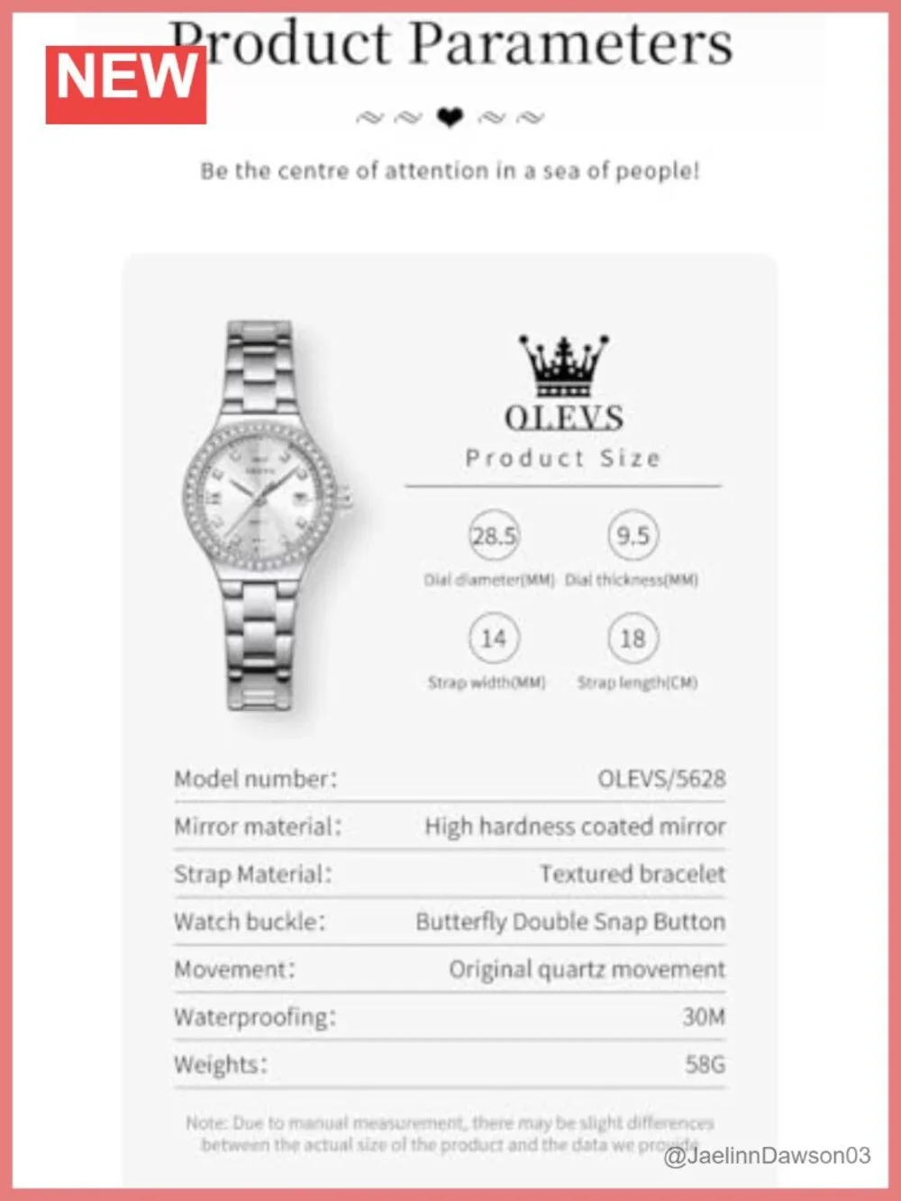 Luxury Diamond Quartz Watch for Women Small Wrist Stainless Steel Waterproof